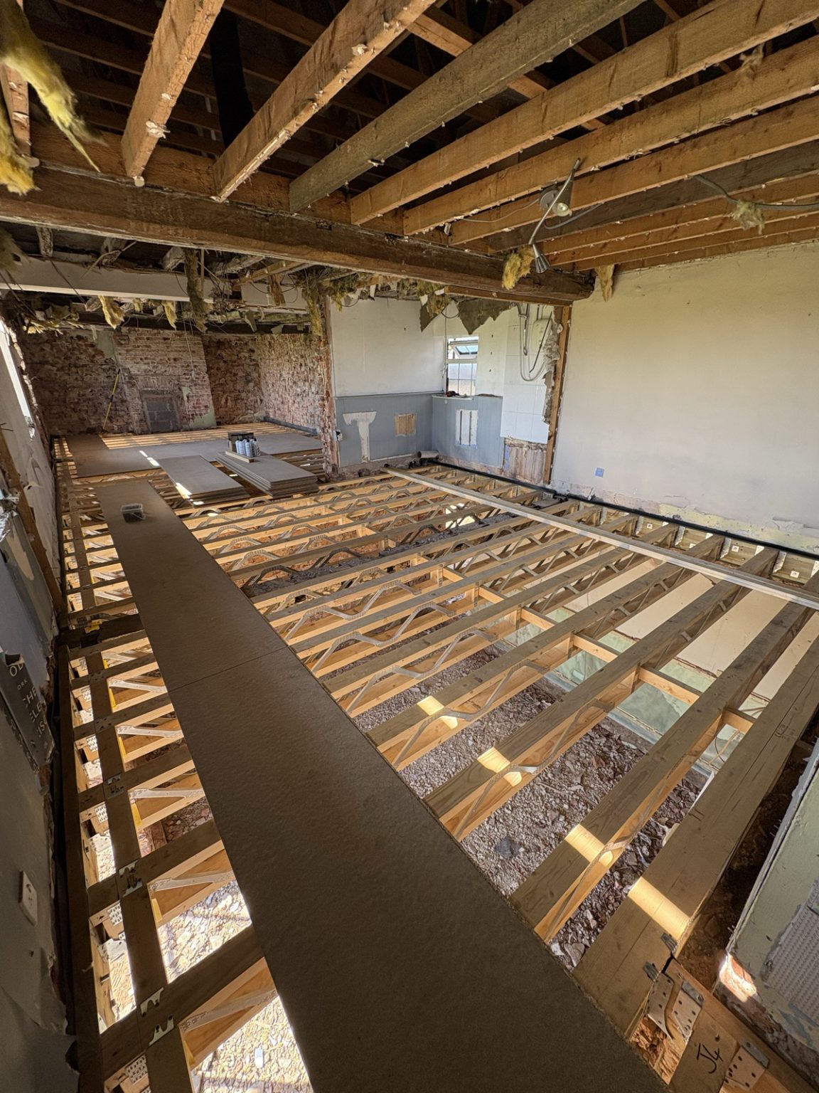 JP Joinery working on site for a building firm